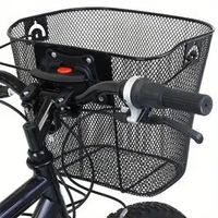 Fahrradkorb Metall schwarz 25x26cm Höhe: 34cm