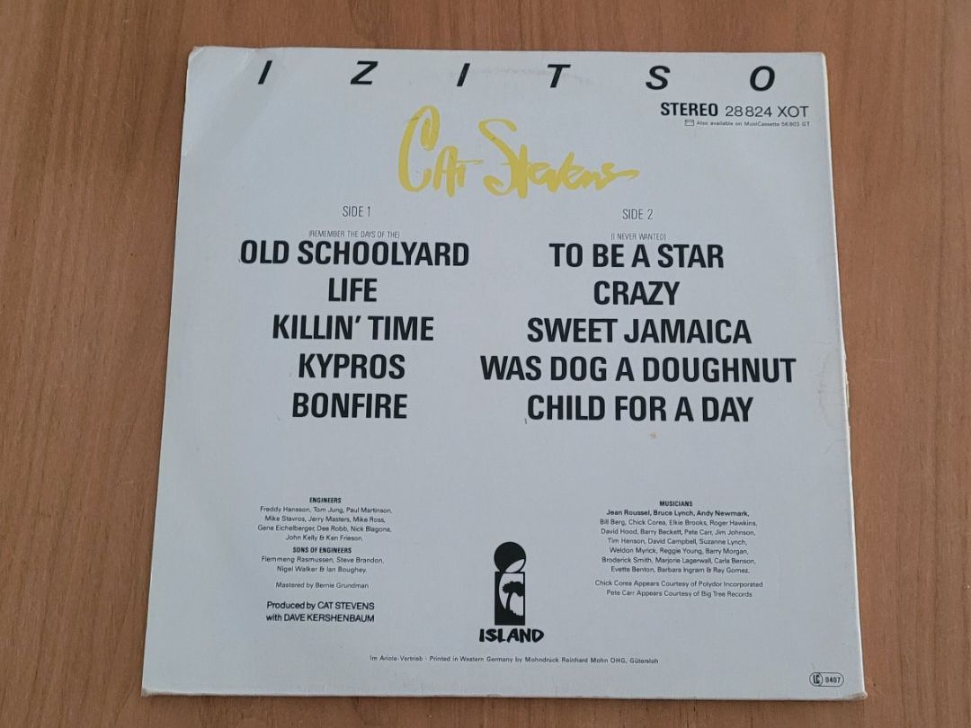 Dischi in vinile: LP Cat Stevens – Usato da Martigny venduto da MZ-67 2