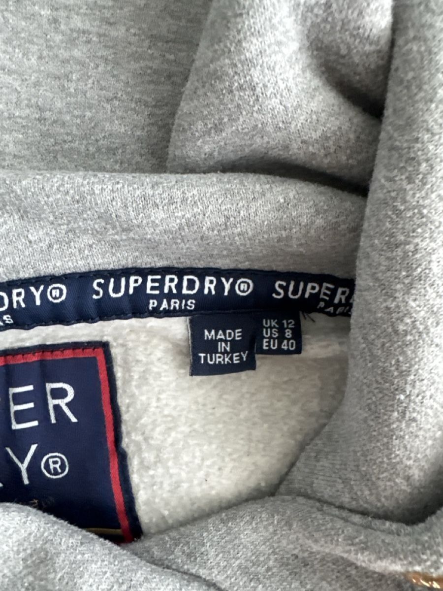 Superdry Pulls & Sweat-shirts: Superdry Kapuzenpullover, Gr. 40, Grau – Neuf (Voir description) à Uitikon Waldegg par LoriCor 4