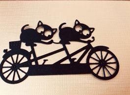 Neue Stanzschablone Büsi auf Tandem
