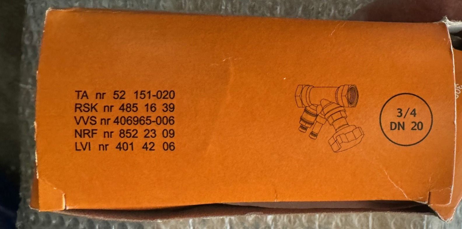 Radiatori: Strangregulierventil STAD  DN20(3/4")  4stk. – Nuovo e nell'imballaggio originale da Basel venduto da peterfalk 1