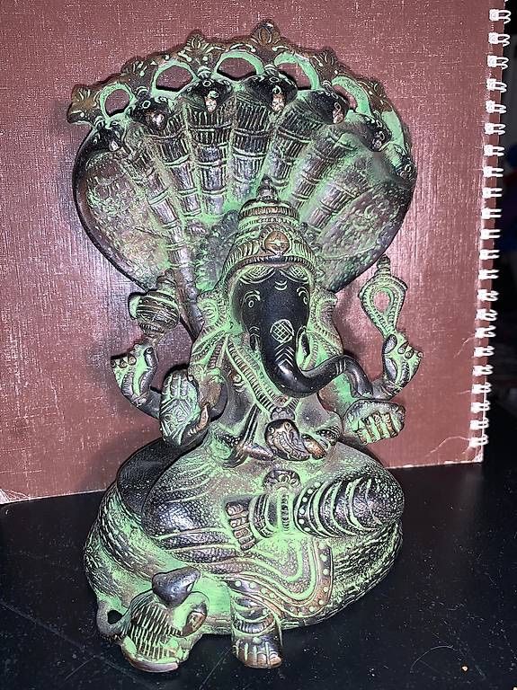 Figuren: SRI GANESH statua in bronzo massiccio – Neu (gemäss Beschreibung) aus Caslano von bri_5jft