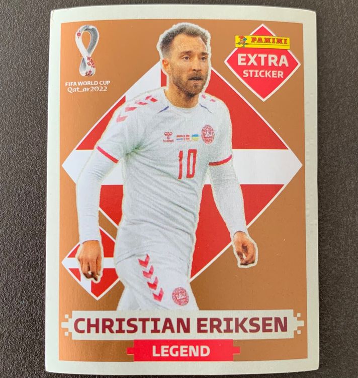 Panini WM 2022 Extra Sticker Legend Christian Eriksen | Kaufen auf Ricardo