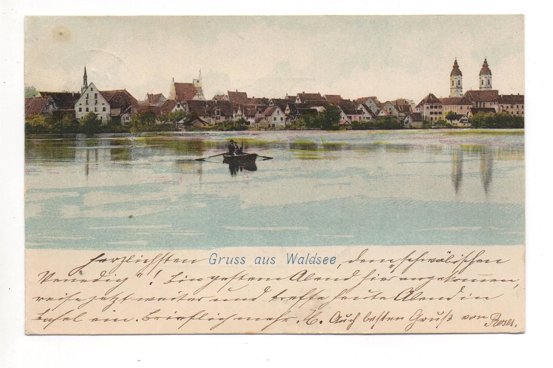 Cartes postales: Gruss aus WALDSEE 1901 – D'occasion à Jona par philajona