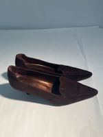 Original TOD'S Pumps dunkelbraun Wildleder Gr. 39 – elegant