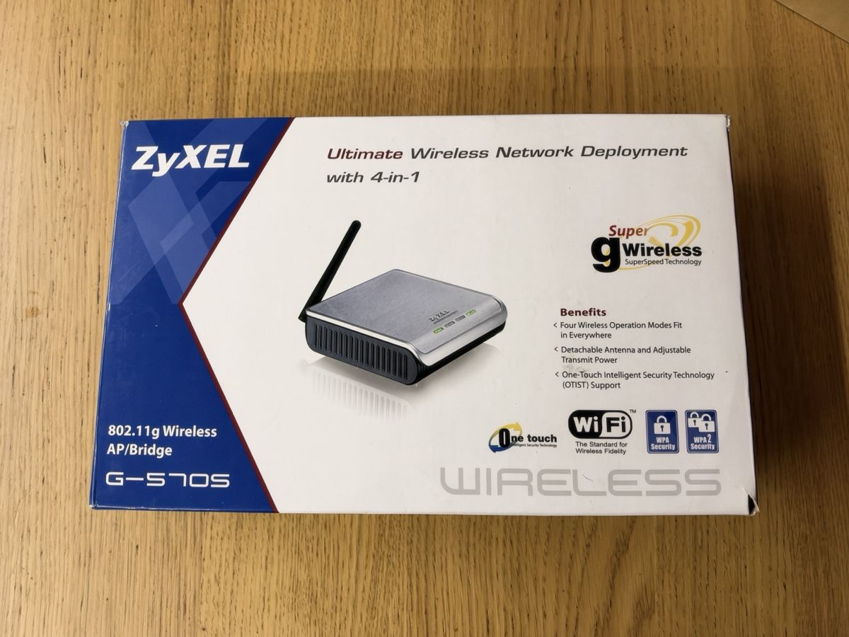 Point d'accès ZyXEL G-570S sans fil, état acceptable (Gebraucht) in ...