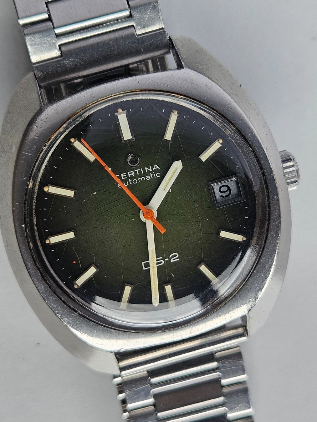 Certina Orologi: 295 Certina DS2 Automatic aus 1970 Grün – Usato da Berikon venduto da mmm21 5