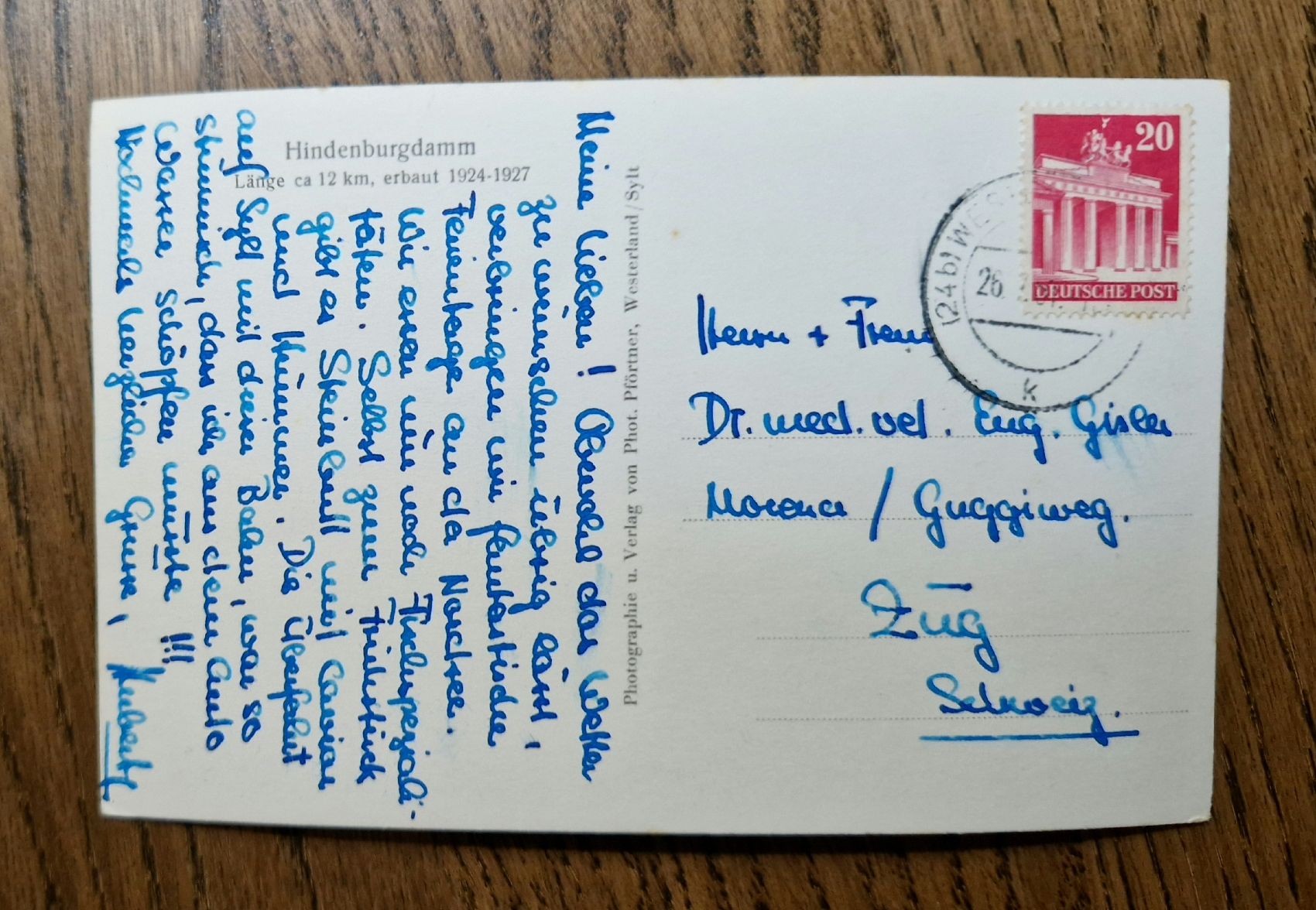 Cartoline postali: Hindenburgdamm, Lokomotive – Usato da Ebikon venduto da Donar50 1