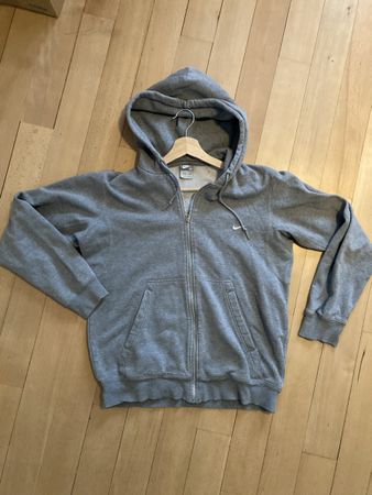 Vintage Nike Zip-Hoodie Grau, Grösse M