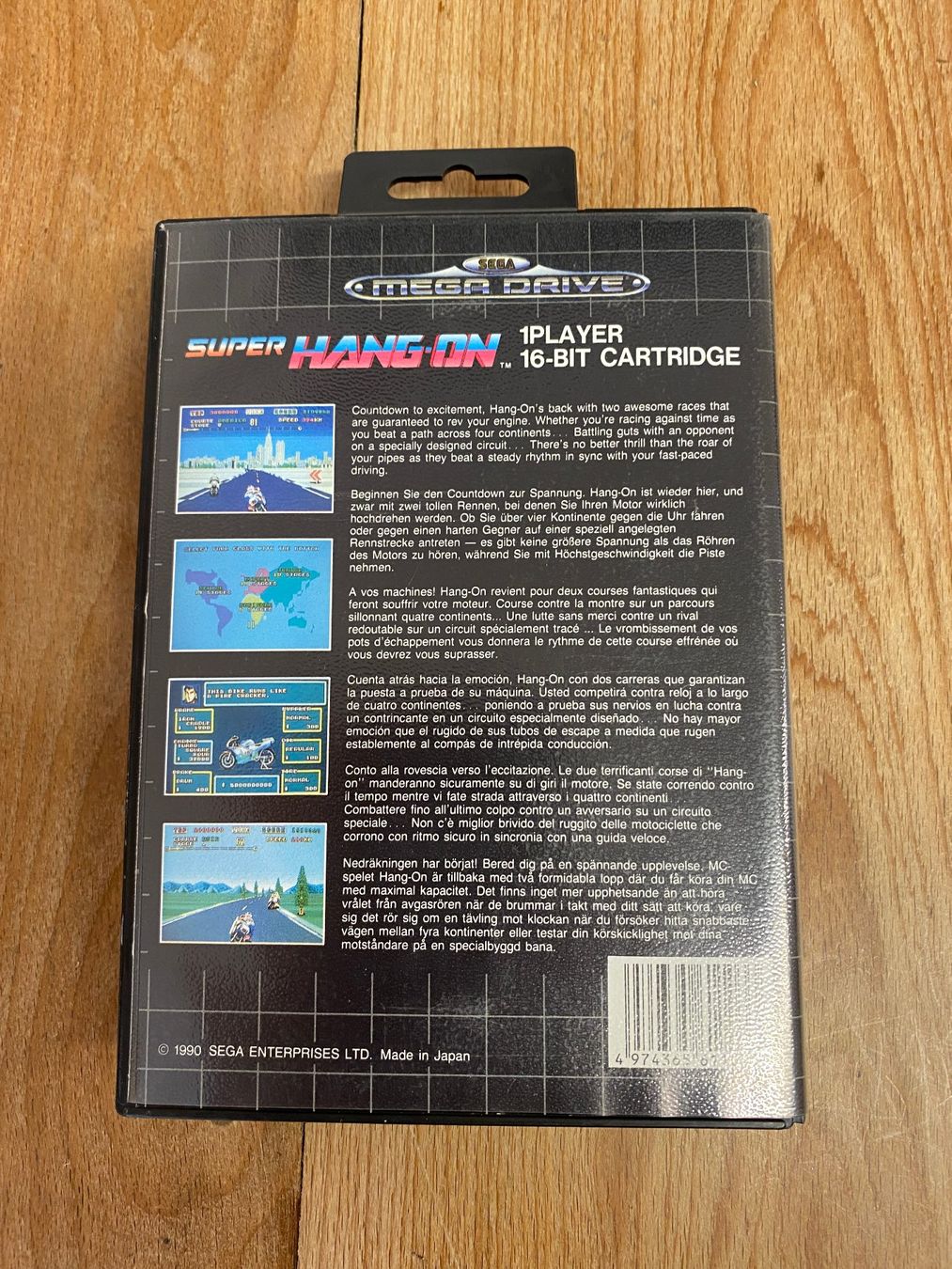 Sega Giochi: Sega Mega drive 16Bit "Super Hang-On" Game, OVP – Usato da Niederhelfenschwil venduto da Chleeblatt1938 1