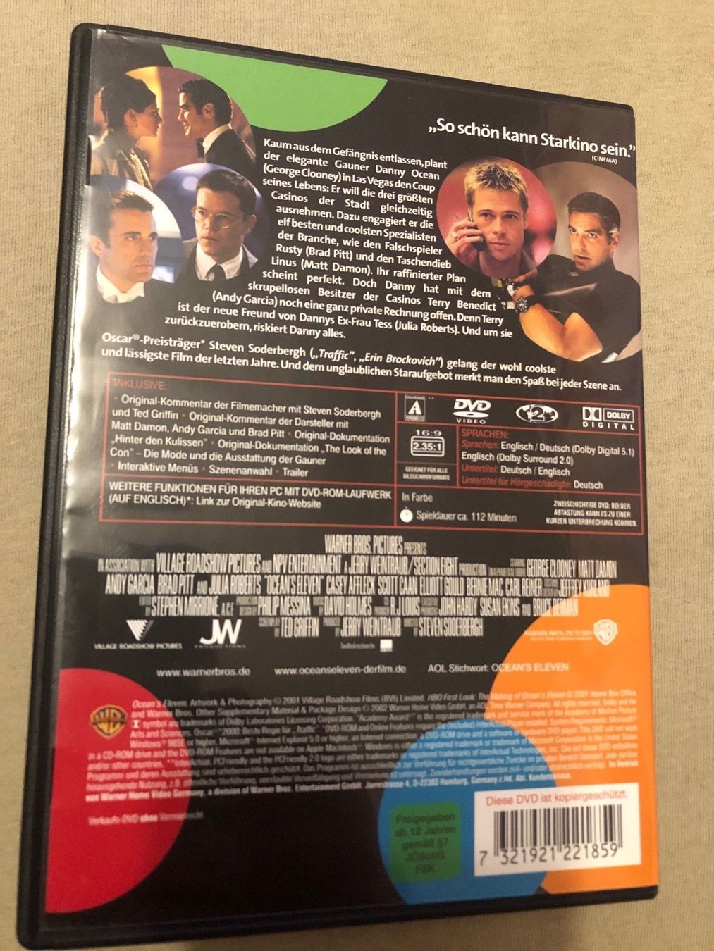 Tutti i DVDs: Ocean‘s Eleven – Usato da Schaffhausen venduto da D-MAC 1