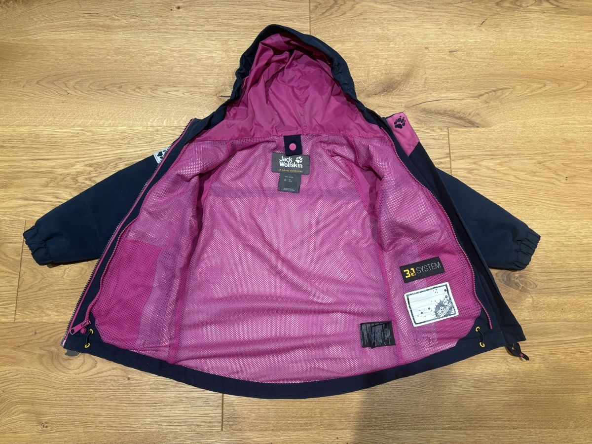 Jack Wolfskin Jacken & Mäntel: Jack Wolfskin 3in1 System Kinderjacke Gr. 104 – Gebraucht aus Adelboden von zul_hr56 2