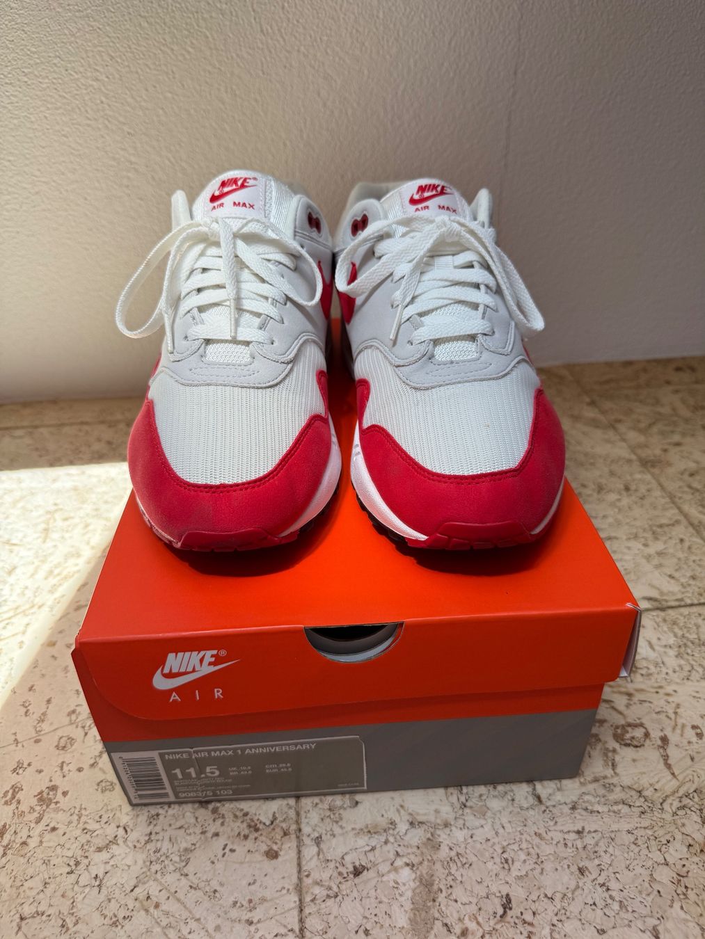Nike Scarpe da uomo: Nike Air Max 1 "Anniversary Red" – Usato da Worb venduto da le_castor 1
