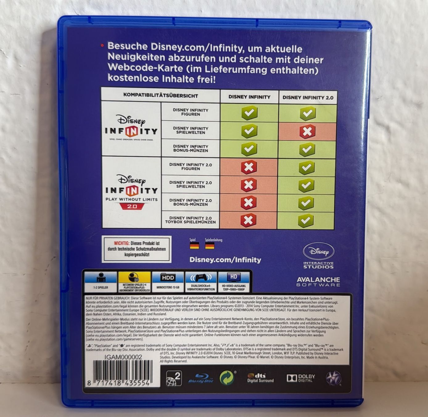 Spiele: Disney Infinity 2.0 PS4 Spiel Raritat – Gebraucht aus Ehrendingen von lax21 1
