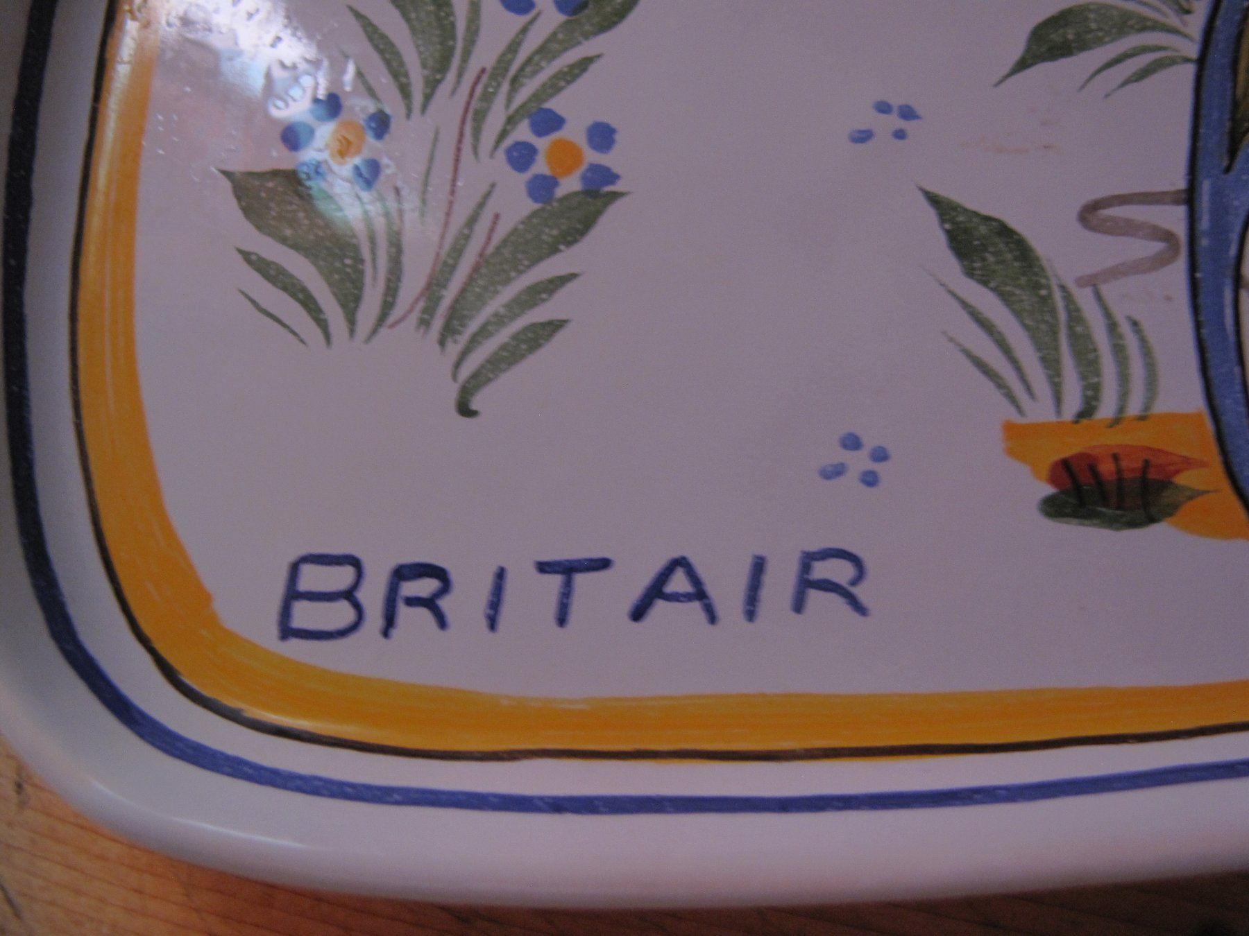 Piatti di portata: Britair Handpainted Plate – Usato da glarus venduto da Engel_888 1