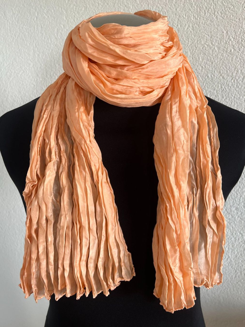 Colora Foulards, Tücher & Schals: Colora Schal, 100% Seide, helles Lachs, NEU – Neu (gemäss Beschreibung) aus Worb von farben20zauber