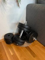 Hantel-Set (2x 15 kg)  8x 2,5 kg + 4x 1,25 kg  wie neu!
