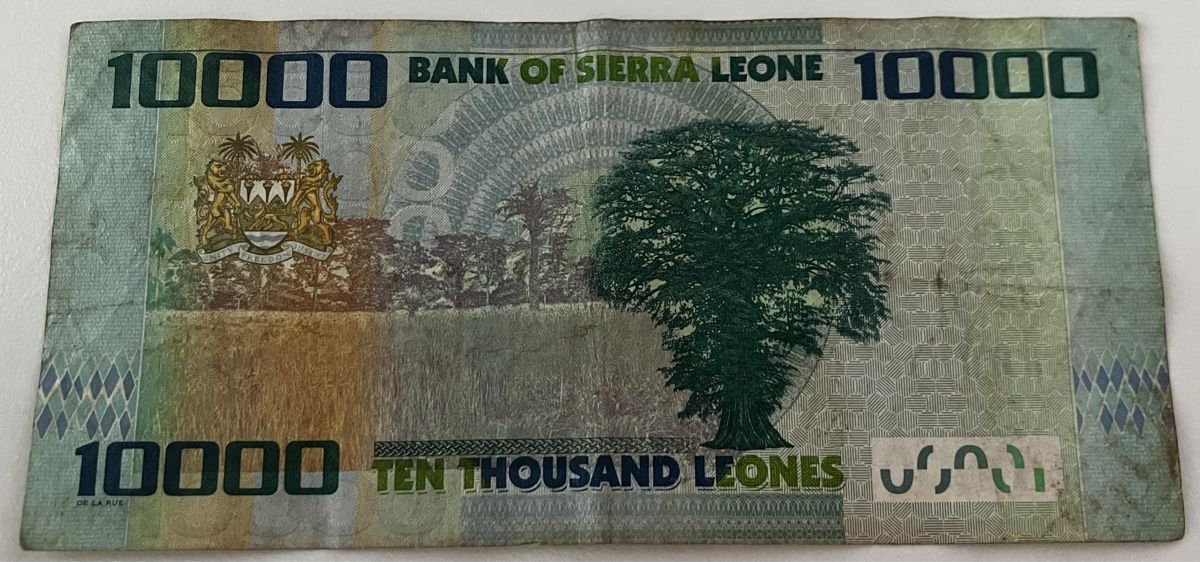 Banconote: Sierra Leone 10‘000 Leones 2013 – Usato da Algetshausen venduto da Carrhard 1