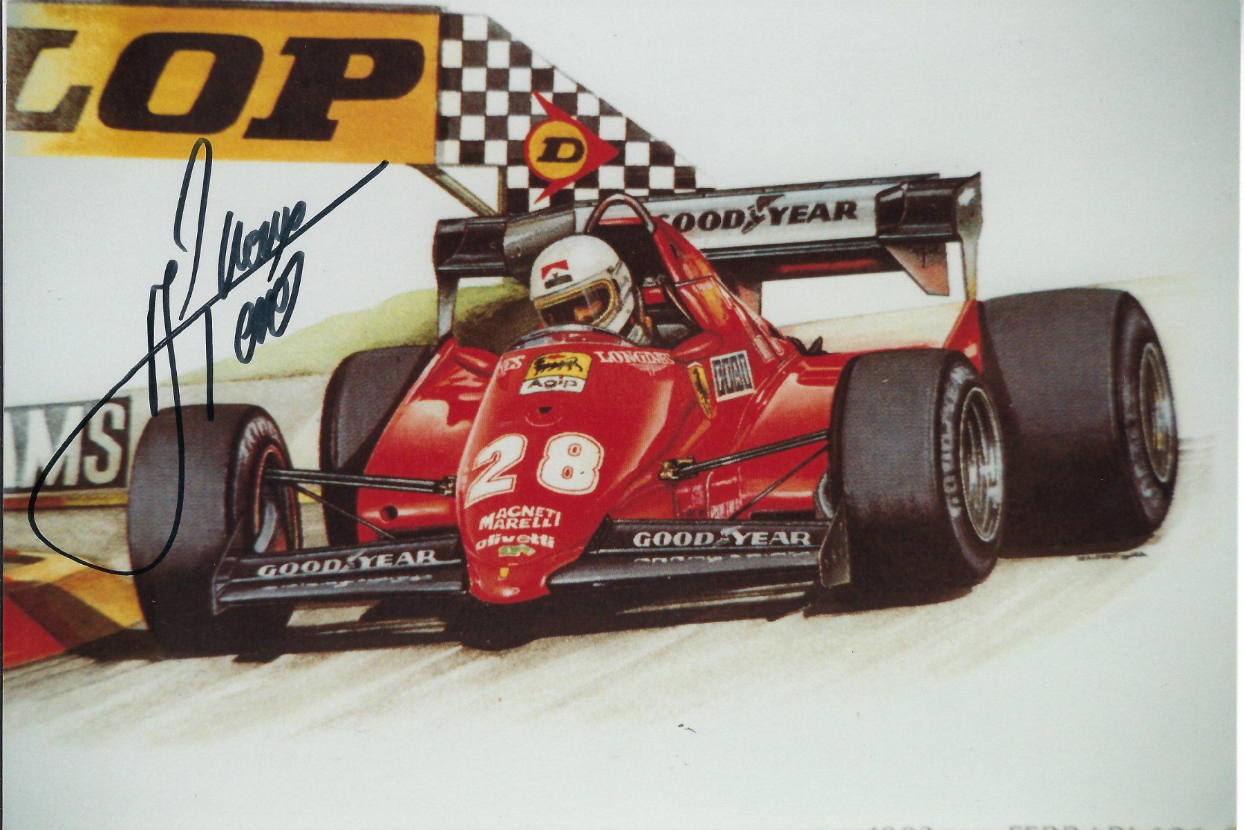 Autographes: Foto; René Arnoux, Formel 1 – D'occasion à Aarburg par Hktm