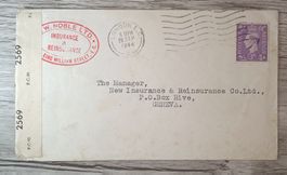 TR48 Enveloppe + Timbre Royaume-Uni 1944