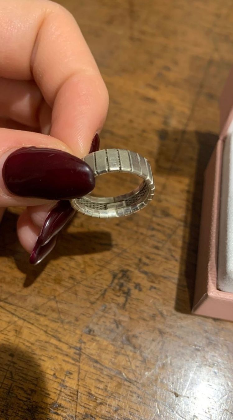Ringe: Anello in argento 925 lavorato – Gebraucht aus Gorduno von nic_8jd2 1