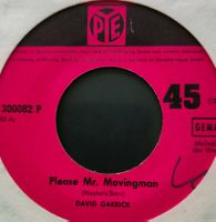 Vinyl Single David Garrick - Please Mr. Movingman