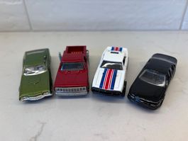 Hotwheels 4x us car 1/64