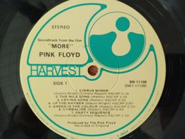 Pink Floyd - More (Soundtrack) LP - Vintage Schallplatte!...