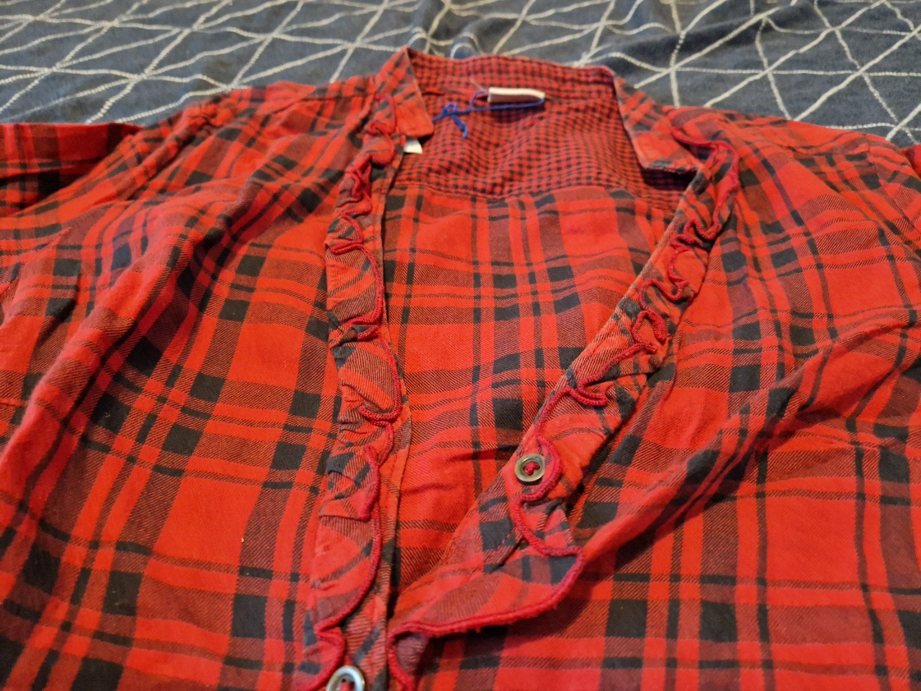 Esprit Camicette: Esprit Bluse Karo rot 36 – Usato da MUEHLAU venduto da ibo_5c7d 1