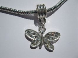 Anhänger Schmetterling mit Strass