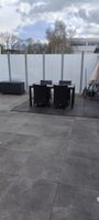 Gartentisch mit 4 Stühlen Rattan Top Zustand