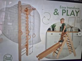 Schwedische Kletterwand für Kinderzimmer