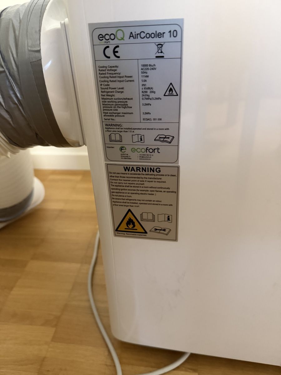 Ecofort Condizionatori: Klimagerät ecofortmobil gebraucht – Usato da Dättwil AG venduto da Dabdullah42 2