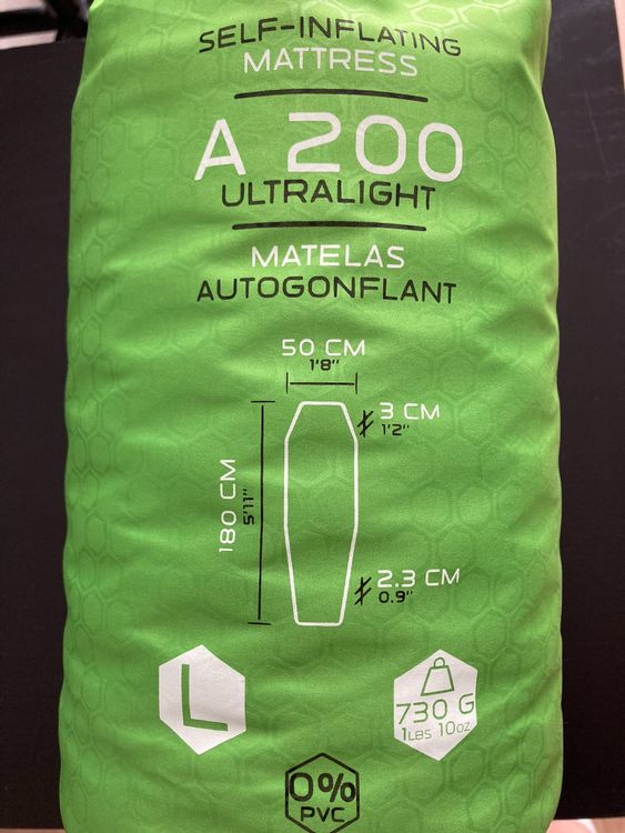 Quechua A200 Ultralight Self inflating Camping Matras Kaufen auf Ricardo