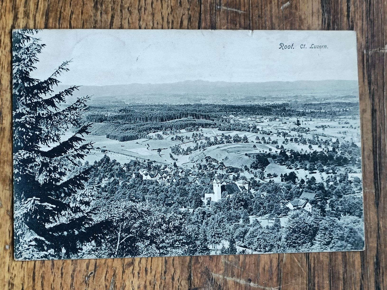Cartoline postali: Alte PK / Root LU - Gelaufen 1907 – Usato da Brugg AG venduto da Ente015