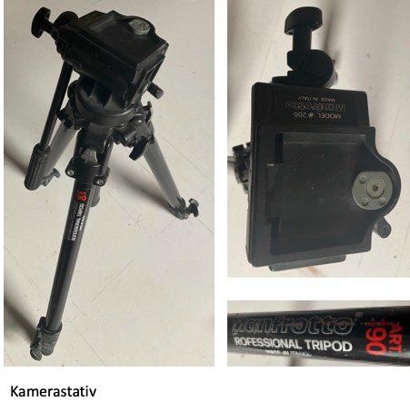 Manfrotto Treppiedi & Teste: Kamerastativ / Tripod / Stativ / Manfrotto – Nuovo (secondo la descrizione) da Reitnau venduto da rko_29kn