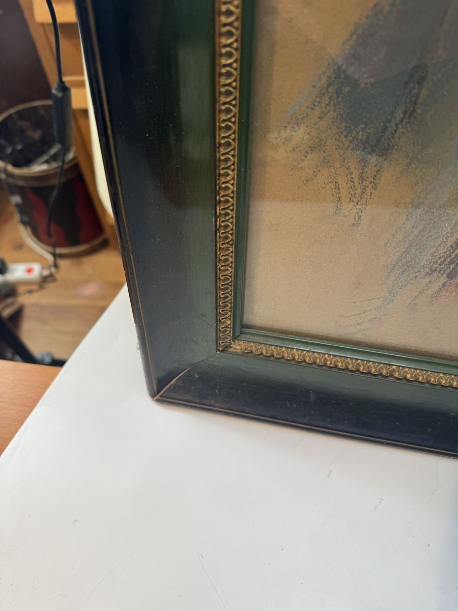 Gemälde: Pastell Gemälde F. de Castello – Gebraucht aus Grenchen von swiss.antiques 4
