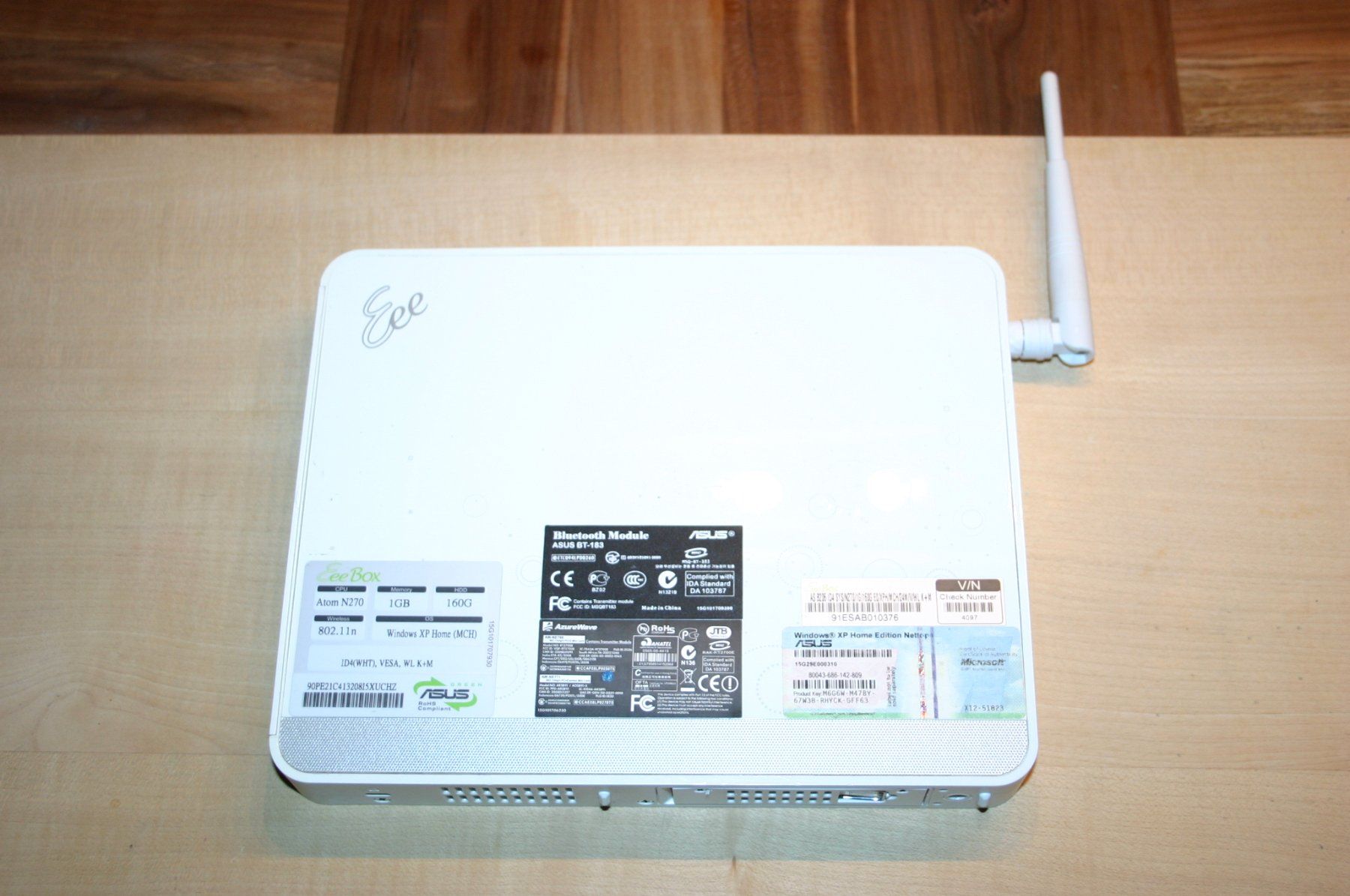 Asus PCs: ASUS EEE AS-B206 silent fanless mit XP Professional 23Bit – Gebraucht aus Stettlen von Bigjm 1
