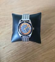 Montre Olma Black and Orange Diver automatique 25 rubis