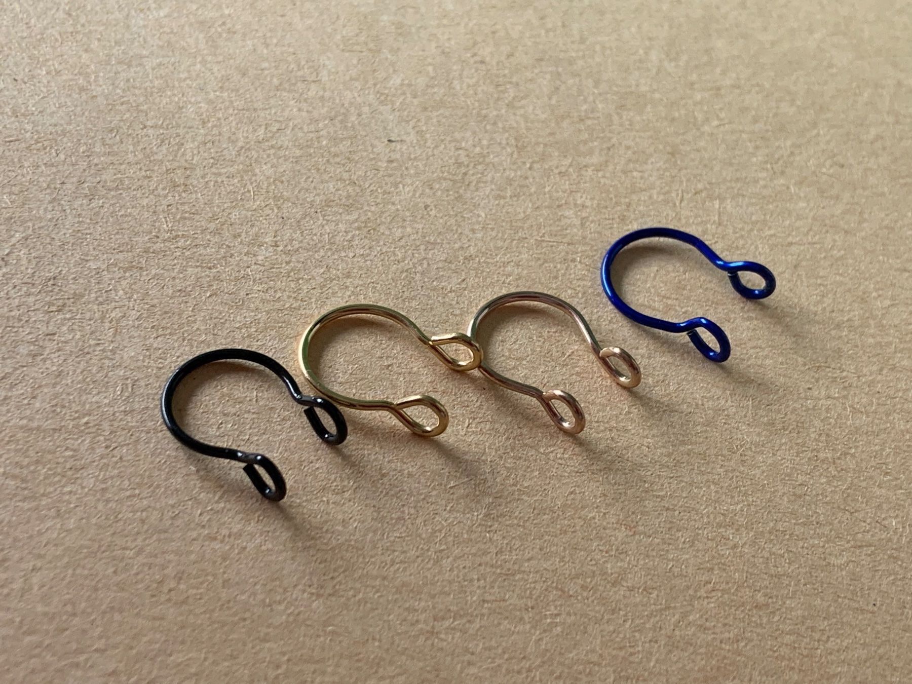 Gioielli per piercing: Nasen-piercing (ohne Loch )4er SET – Nuovo (secondo la descrizione) da Laufen venduto da Bellavitaboom 6