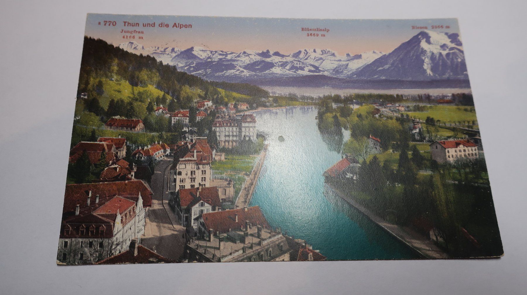 Cartes postales: Thun mit die Alpen 1920 – D'occasion à Cormoret par Pascalll2001 1