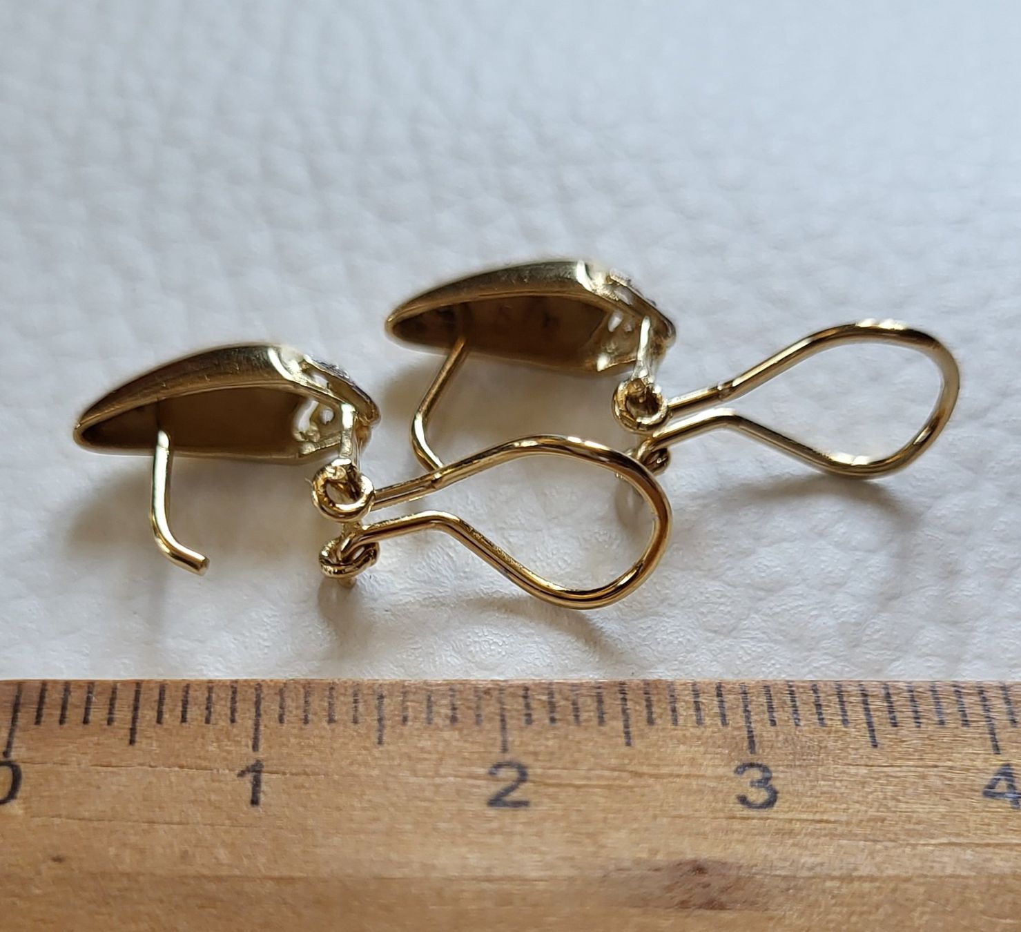 Orecchini pendenti & Orecchini a lobo: 750 Gold Ohrstecker Mit Steine – Usato da Wald ZH venduto da Dasilver 7