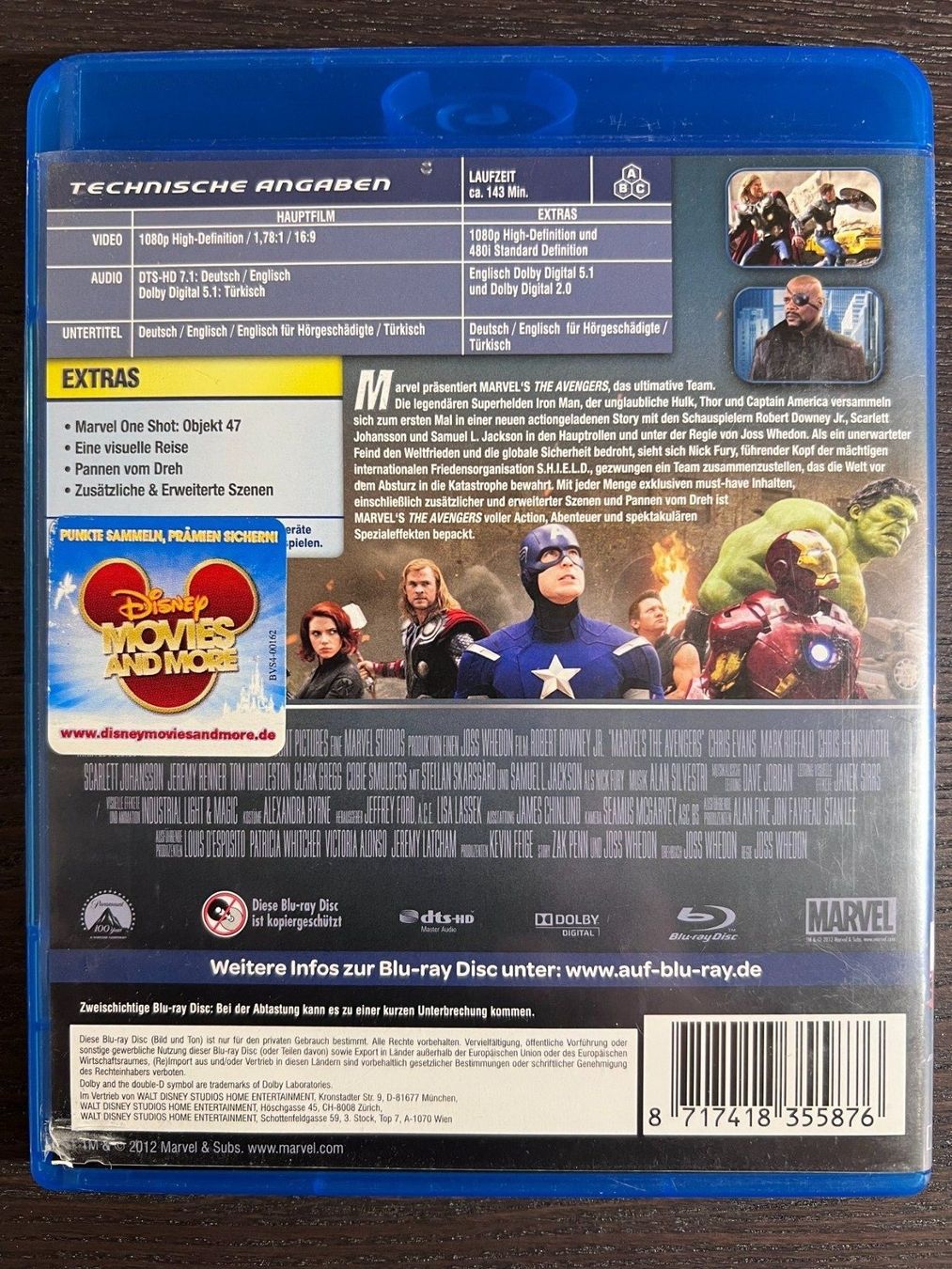 Tutti i DVDs: The Avengers – Usato da Zürich venduto da Blu-ray_ZH 1