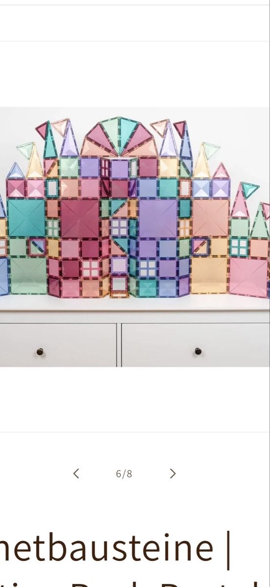 Spielzeuge: Connetix Pastel Bausteine 120 Stück – Gebraucht aus Mülligen von and_djv9 2