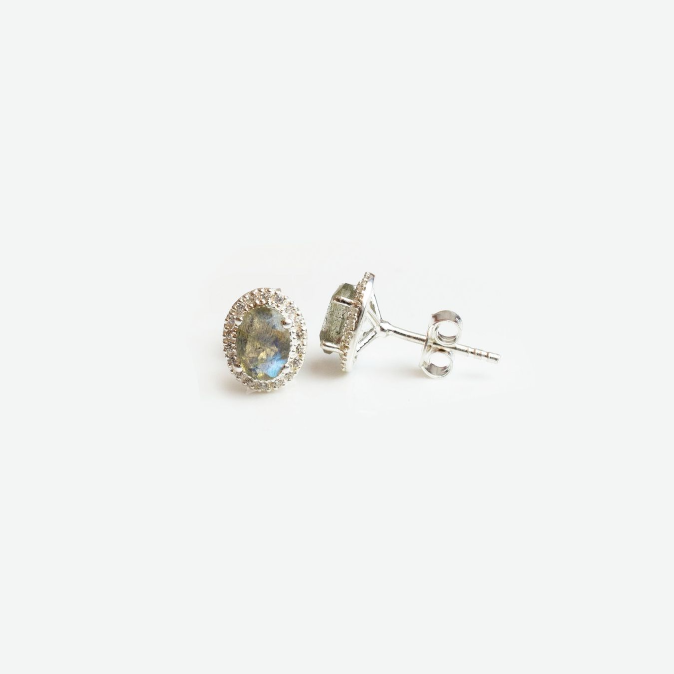 Ohrringe & -stecker: Ohrstecker Silber 925 & Labradorit (OH341.LA) – Neu und originalverpackt aus Effretikon von Joiarte