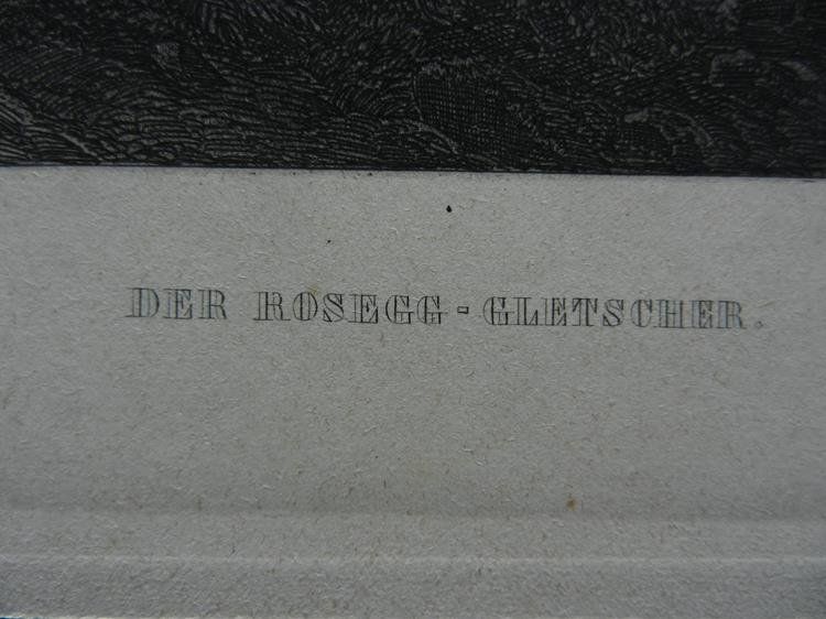 Incisioni: Roseg Gletscher von Huber – Usato da Risch venduto da Rischli15 2