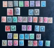 Lot Belgien, König Albert I (1915-1928), 41 Werte #
