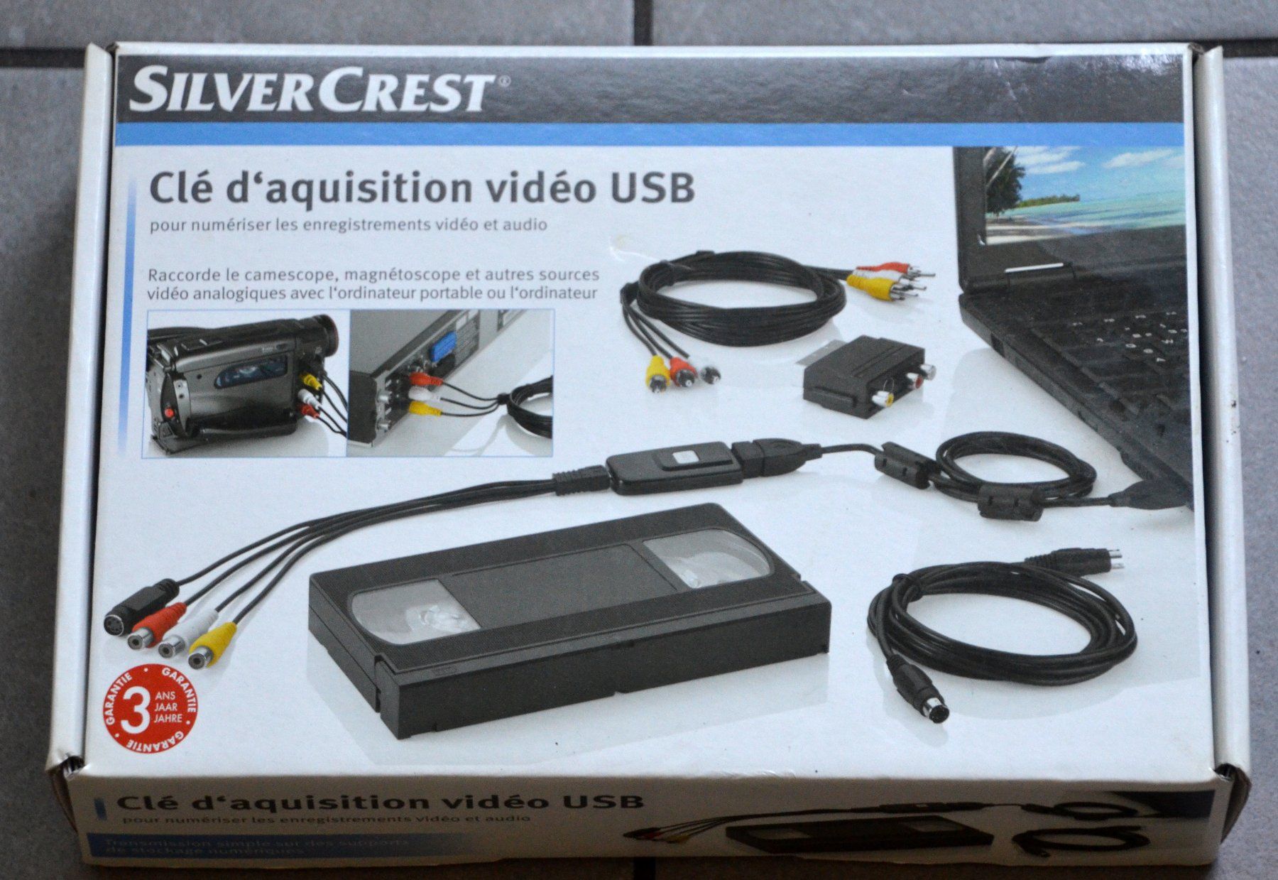 Convertitori: Converter SilverCrest Video USB-Kassette / Cassette – Nuovo e nell'imballaggio originale da Collonges venduto da arashee