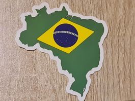 Sticker Aufkleber Brasilien