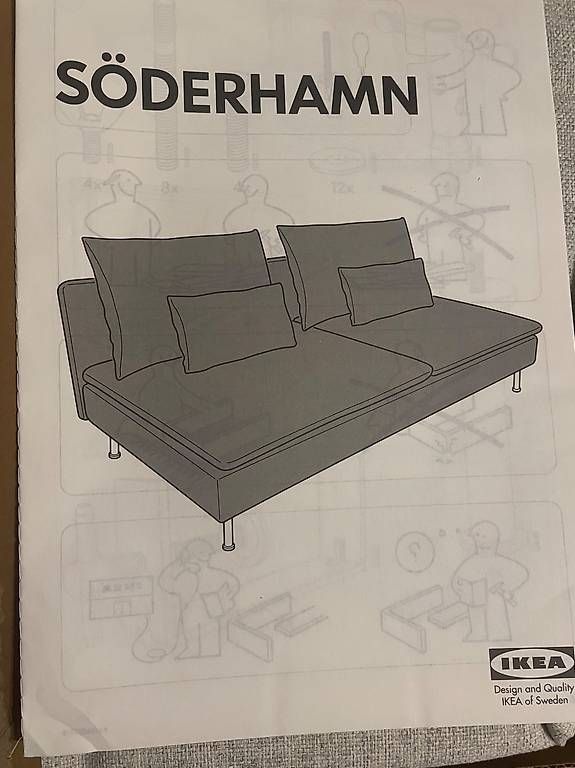 Tessuti: IKEA SÖDERHAMN Bezug 3er-Sitz  Gunnared Beige – Nuovo (secondo la descrizione) da Dübendorf venduto da Aber_trotzdem 4